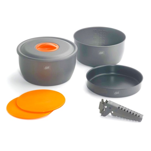 Набор посуды Esbit CW2500NS, алюминиевый для приготовления пищи с антипригарным покрытием фото 2